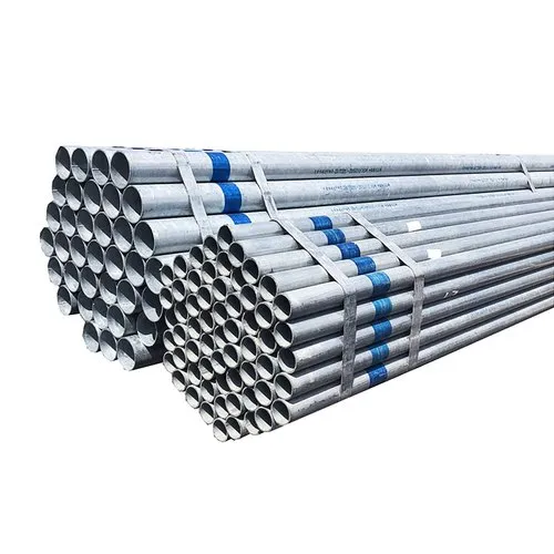 Stack of durable GI pipes, symbolizing reliability and quality