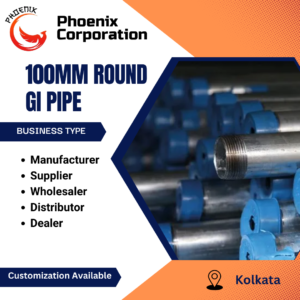 100mm Round GI Pipes