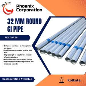 High-Quality 32mm Round GI Pipes