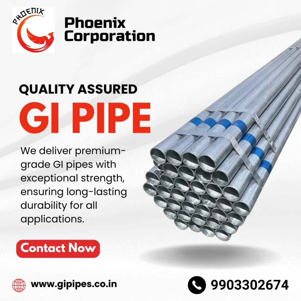 Best Quality GI Pipe in Gaya – Corrosion-Resistant & Durable