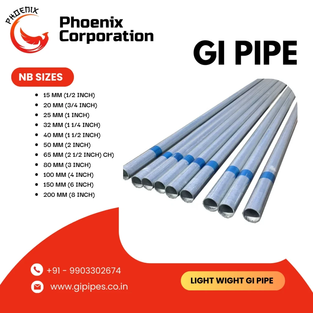 Phoenix Corporation GI Pipe, advanced corrosion-resistant solution